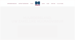 Desktop Screenshot of huurdersland.nl
